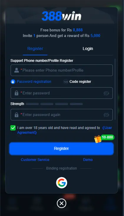 3win registration