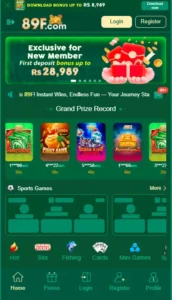 89F Game for Best Earning App in Pakistan 2
