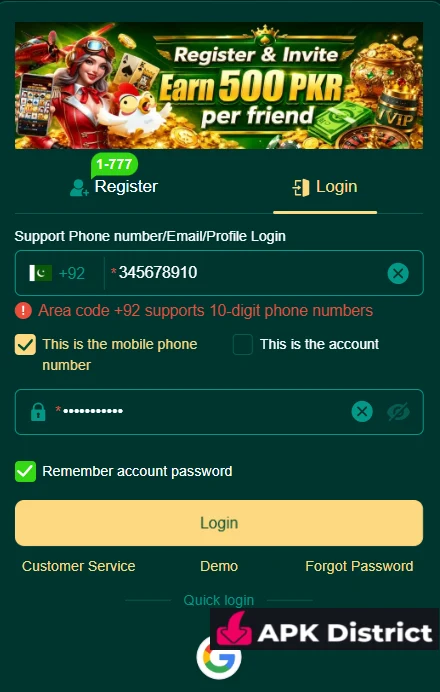 Earning app in Pakistan
