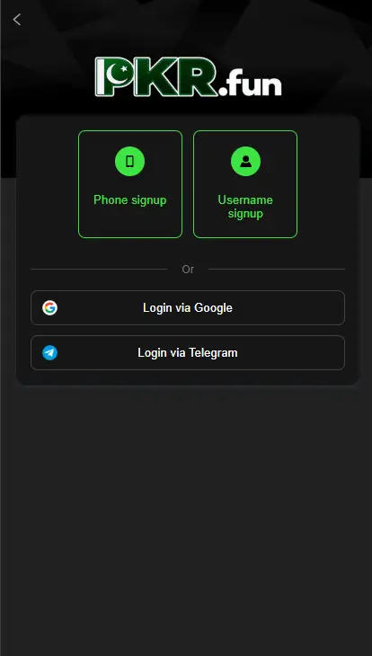 PKR-FUN-Registeration