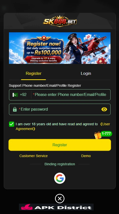 SK888 Earning App