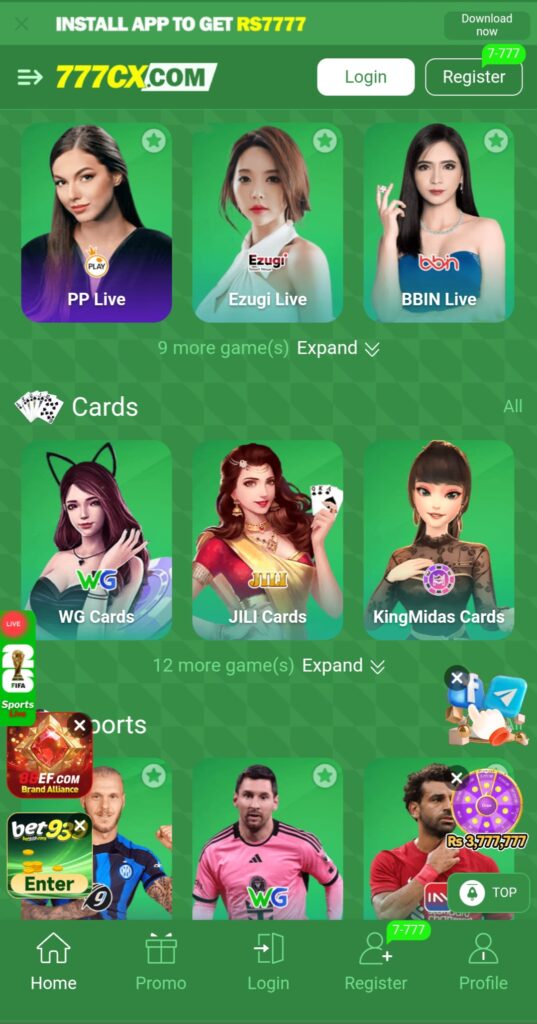 777CX Game
