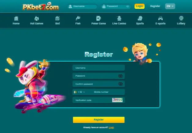 pkbet7-Registeration