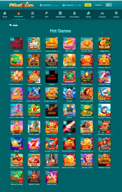 pkbet7-games