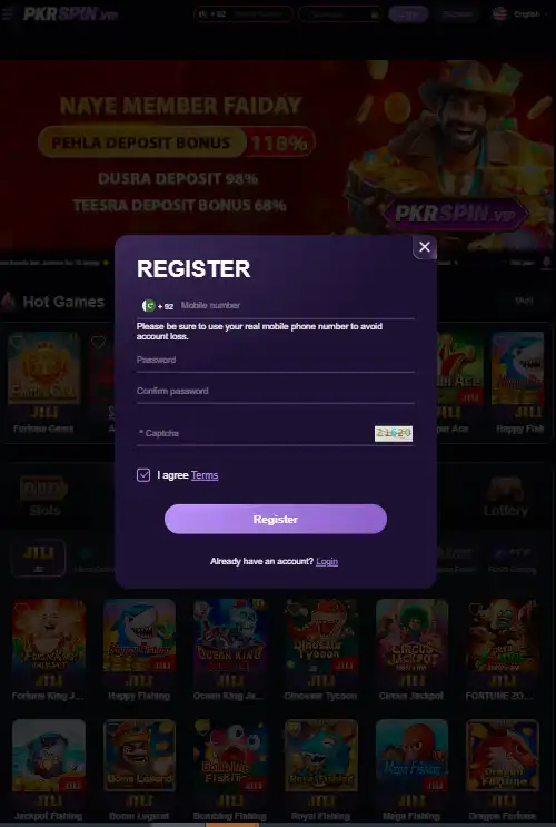pkr spin- registeration